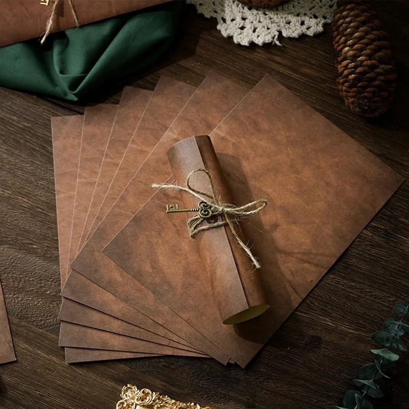 Kraft Paper Envelopes 4 + 2/pack Retro Envelope for Wedding