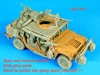 1:35 Scale Resin Die-casting Of Hummer Armored Vehicle Parts Modification Does Not Include Tank Unpainted Model 35843 1