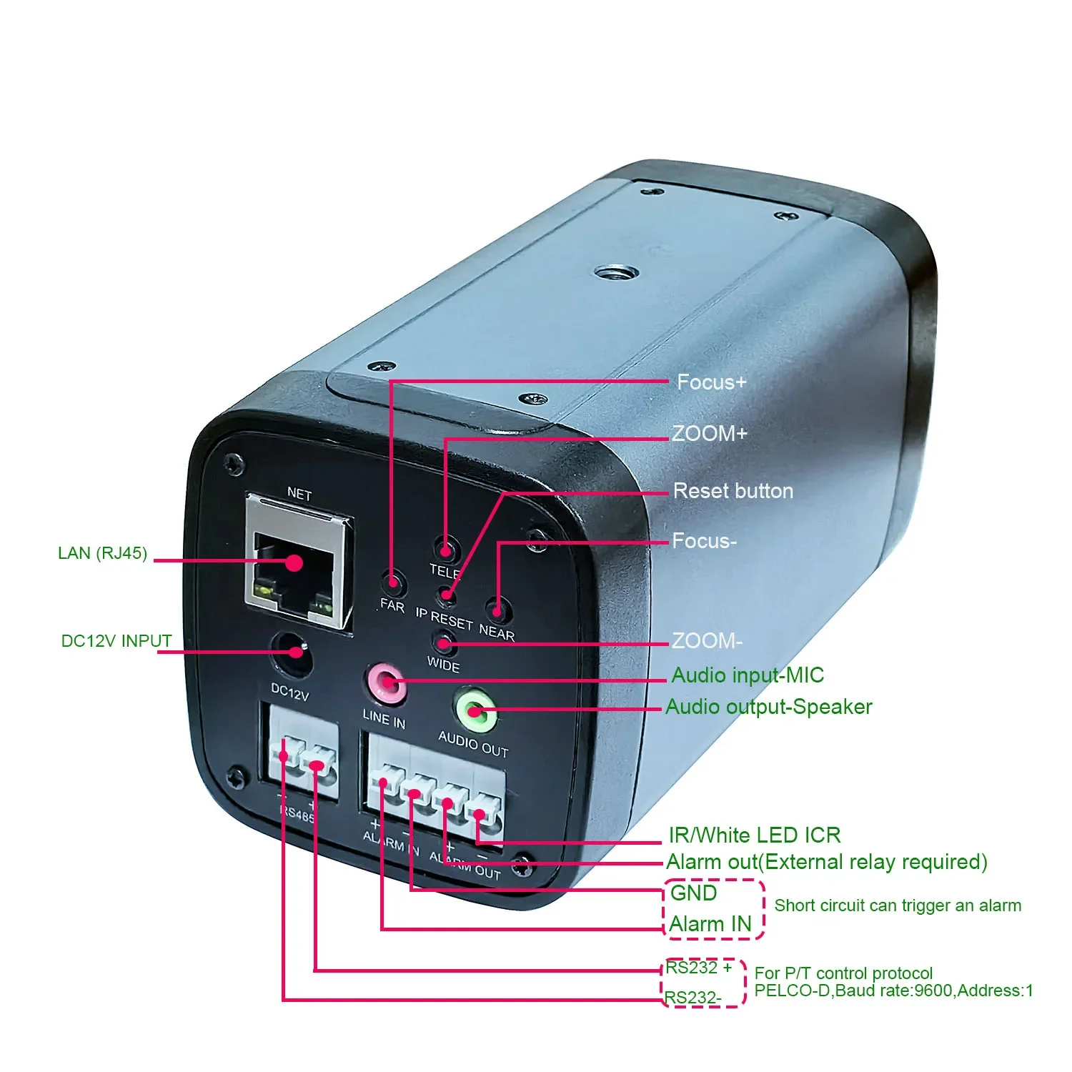 All in one Camhi 4K 8MP 240X zoom auto zoom tracking Wifi
