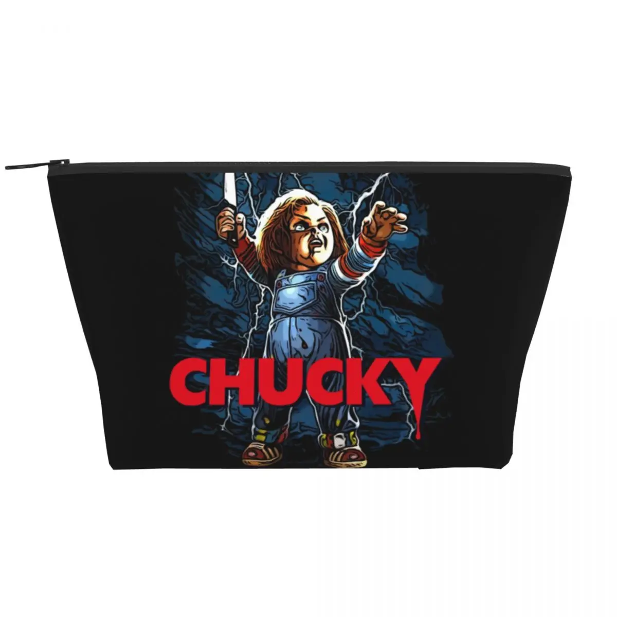 Custom Chucky Children'S Play Doll Travel Cosmetic Bag Per Le Donne Good Guys Makeup Toiletry Organizer Ladies Beauty Storage Dopp Kit