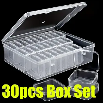Transparent Plastic Bead Storage Box 1