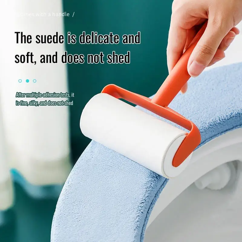 Thickened Toilet Seat Household Washer Toilet Cover Winter Plush Toilet Seat Cover Four Seasons Universal Paste Toilet Seat