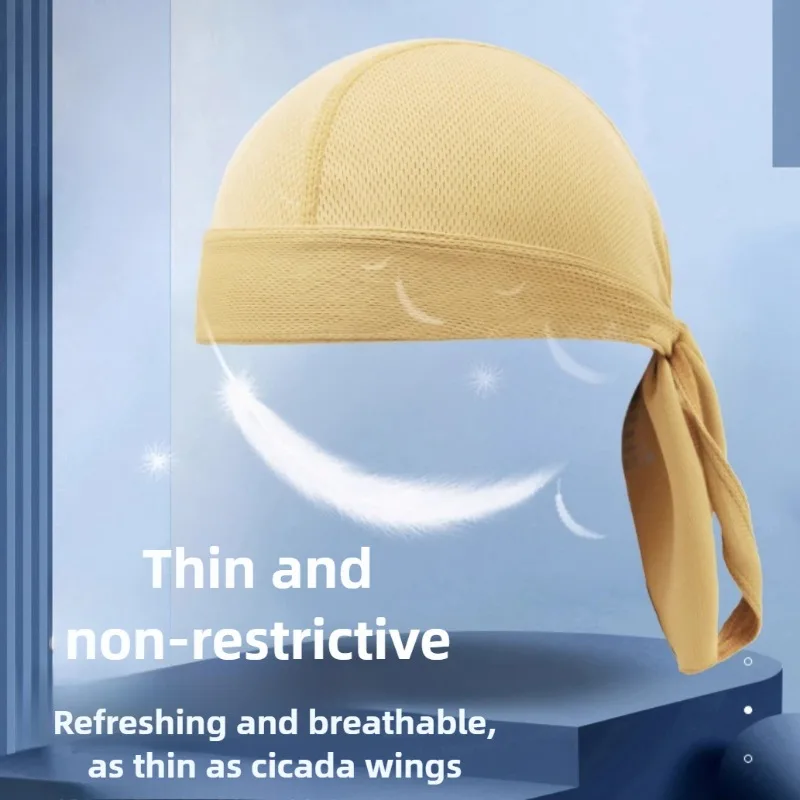 Pirate Hat Men Summer Quick Dry Pure Cycling Cap Running Riding Hood Headband Head Scarf Bandana Headscarf 5