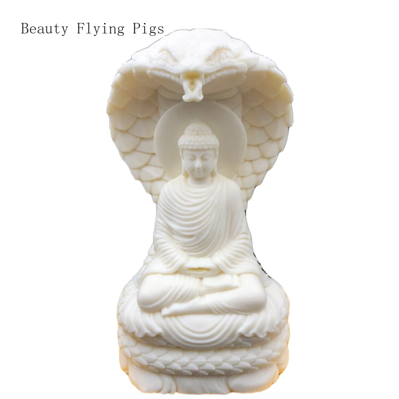 

1 pc Ivory Fruit Snake Buddha Household desktop decorations pray for auspiciousness Ensuring safety Daily gift giving Crafts