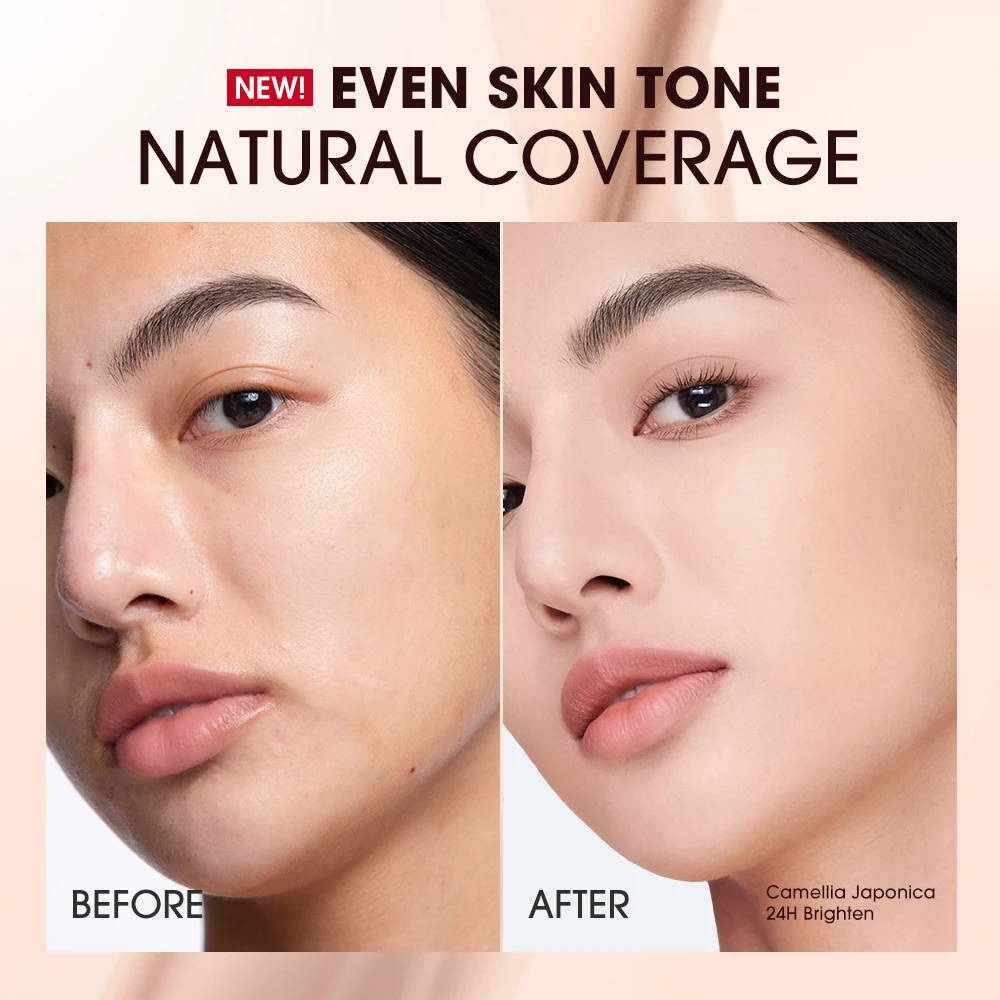 O.TWO.O Triple Cushion Compact Face Concealer Whitening BB&CC Cream Natural Oil-control Waterproof High Coverage Makeup Base bb cream cc cream air cushion cream cushion foundation face makeup primer