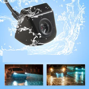 Telecamera per auto CCD ad alta definizione con visione notturna, montata con viti in stile coreano, impermeabile, per retromarcia.