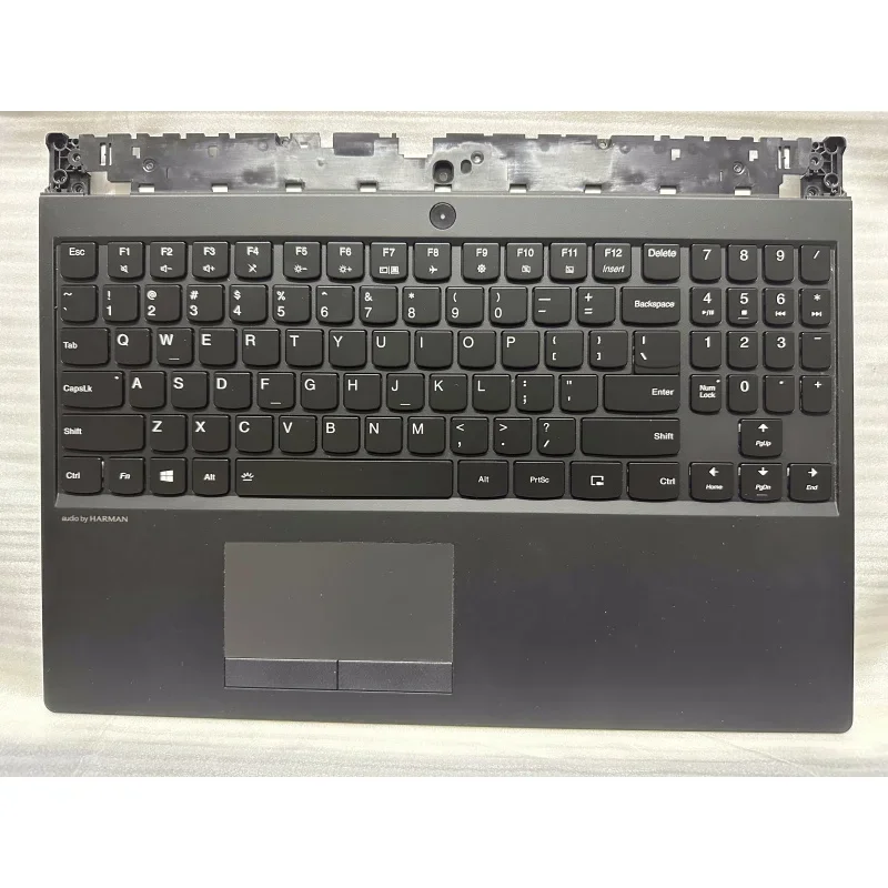 Nuova Tastiera Palmrest E Touchpad Per Lenovo Legion Y530-15Ich Us Y540-15Irh Pg0 Y7000 Nero
