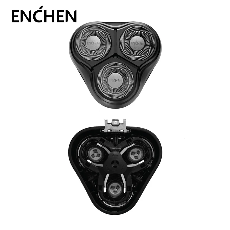 ENCHEN Blackstone Replacement Electric Shaver Head 1PC 3D Float Tripe Blade Electric Razor Cutter Heads 100% Original enchen blackstone electric razor replace head accessory only