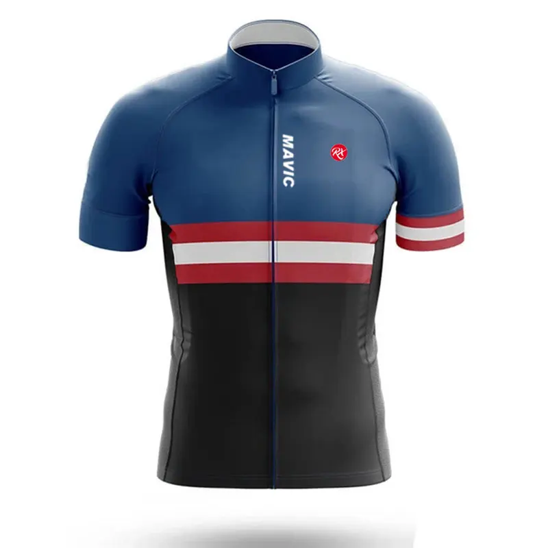 Rx Mavic Cycling Clothing Men Cycling Set Bike Clothing Breathable Anti-UV Bicycle Suits Wear Bib Short Sleeve JerseyClothes