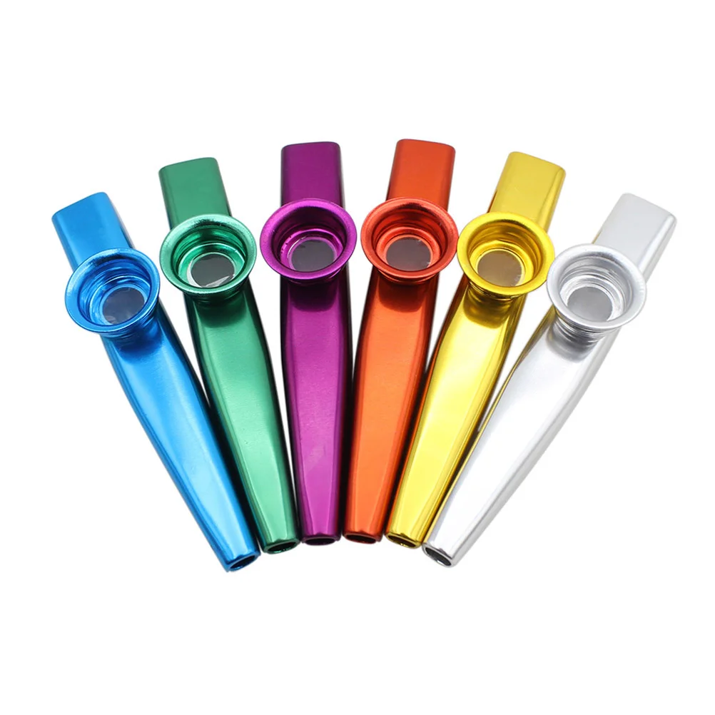 

Metal Kazoos Preschool Educational Toys Musical Instruments Flutes for Kids (Random Color)
