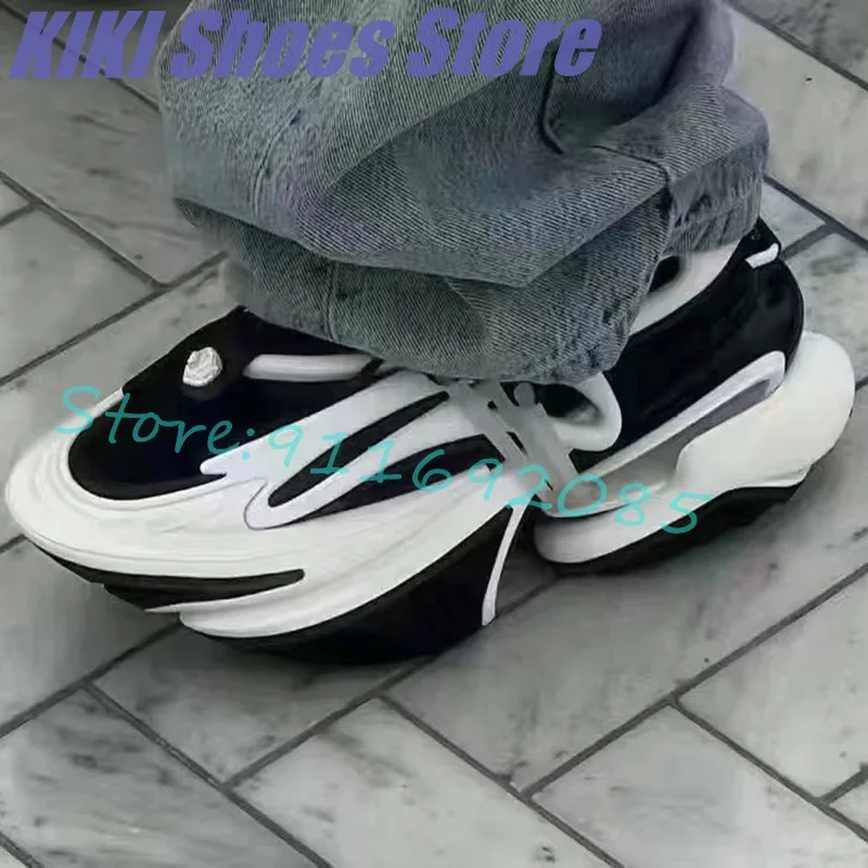 

Shock-absorbing space shoes for men and women spring and summer new casual sports spaceship height increasing shoes