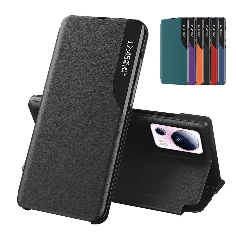 Smart Flip Magnetische Ledertasche Für Xiaomi Mi 13 Lite 5G Xiomi Mi13 Pro 13Pro 13Lite Buch Stehen stoßfest Stoßstange Abdeckung Coque_voghion.com
