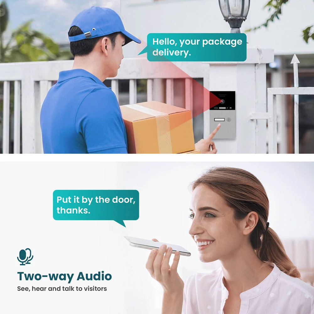 7 بوصة تويا التطبيق الذكي 1080P فيديو إنترفون لاسل...