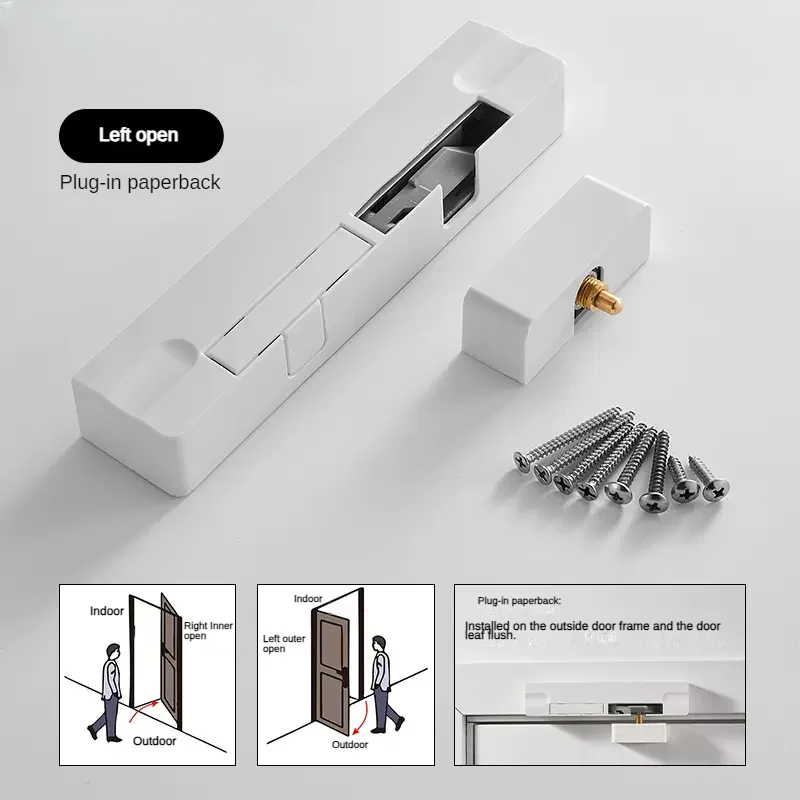 Automatic Inductiondoor Closerdoor Stop Automatic Door Closing Equipment Silent Support Hardware Positioning and Stopping Buffer