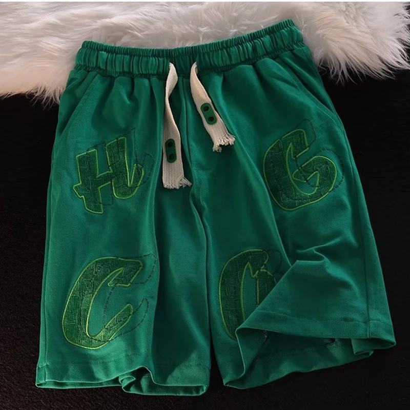 Sweatpants American basketball shorts summer thin sports five-point pants street hip-hop trendy brand loose pants Breathable Sho