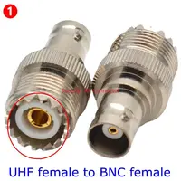 PL259 SO239 SL16 UHF To BNC Q9 Male Plug&Female Jack RF Coaxial Connector Radio Adapter for Antenna WiFi Cable BNC To UHF Brass - Image 2