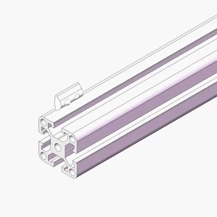 2040 Aluminum Profile Linear Rails - 2Pcs 600mm T-Slotted Extrusion For CNC & 3D Printer
