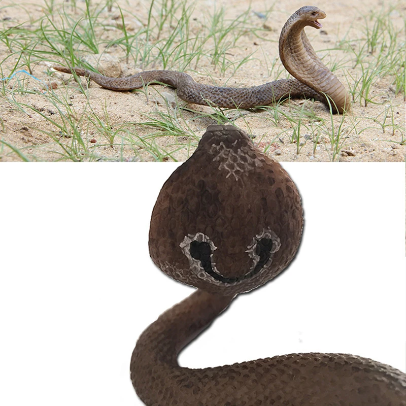 

Realistic Simulation Snake Cobra Model Toy Garden Joke Prank Gift Halloween Tricky Toy