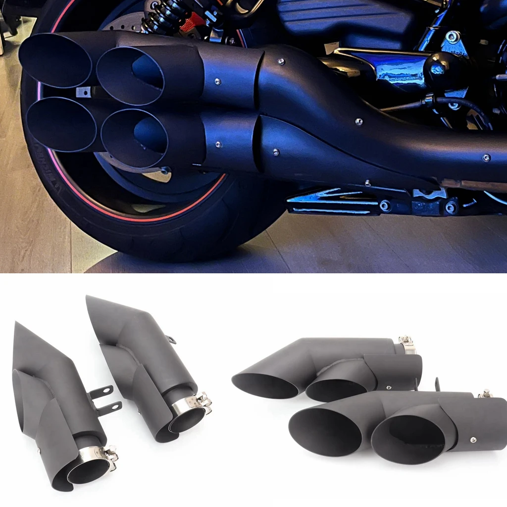 Motorcycle V-ROD Exhaust VROD V ROD VRSC VRSCF Night Rod Night Luther ...