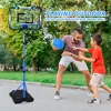 Adjustable Basketball Hoop for Toddlers, Indoor Outdoor Goal Toy with 3 Balls, Ages 3-8