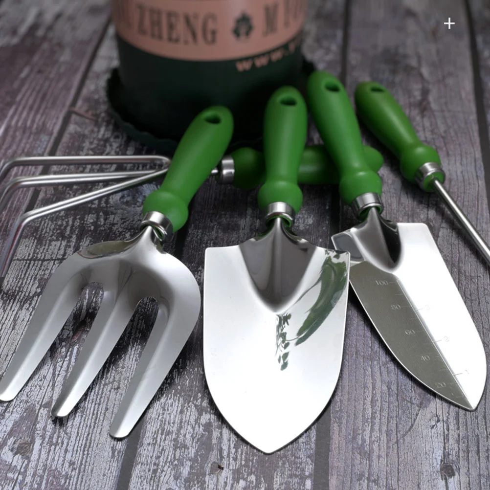 Gardening Tools Hand Stainless Steel Anti-rust Bed Weeding Transplant Digging (plastic Handle Large ) Spade