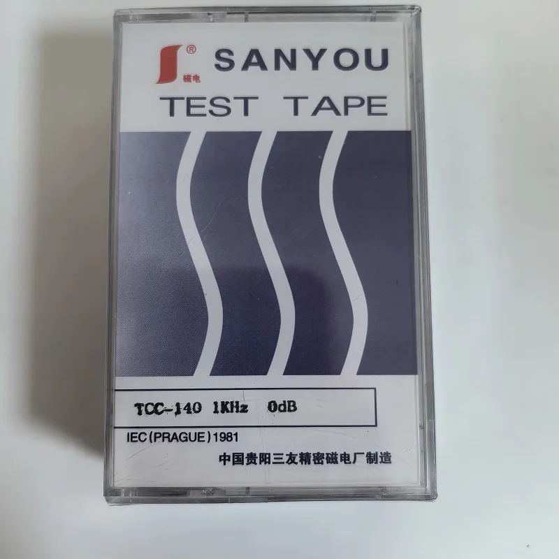TEST TAPE SANYOU TCC-140 1kHZ-0DB LEVEL ADJUSTMENT Recording reference level