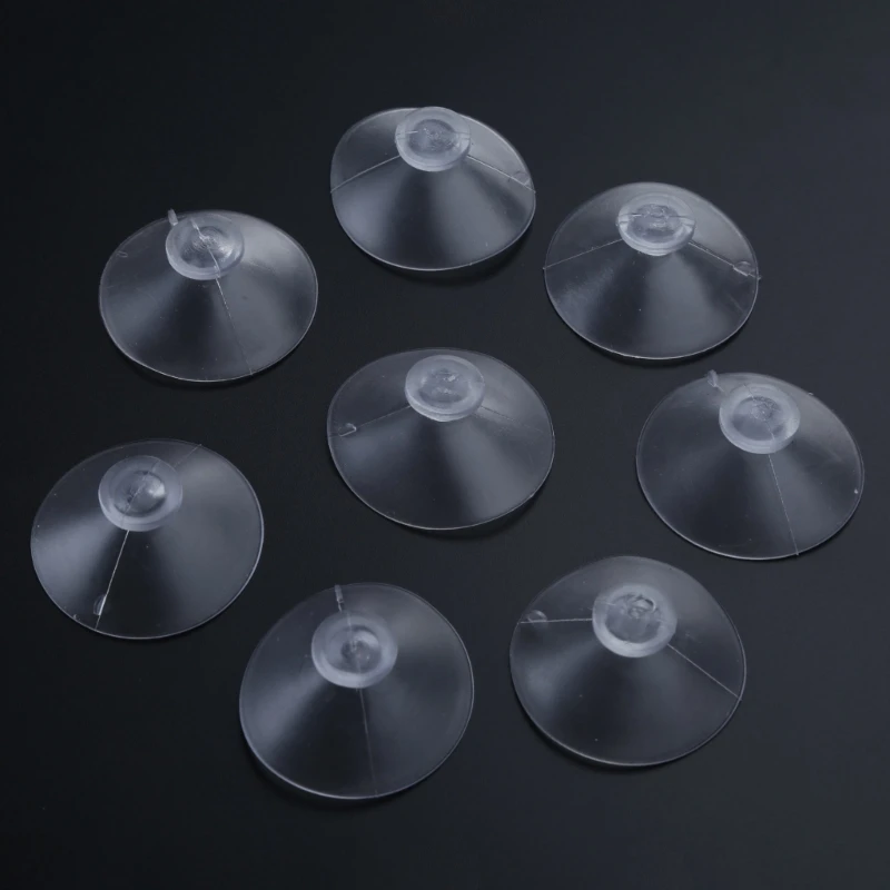 

50Pcs Plastic Sucker Clear Suction Cups Without Hook for Decor Glass Window Wall Dropship