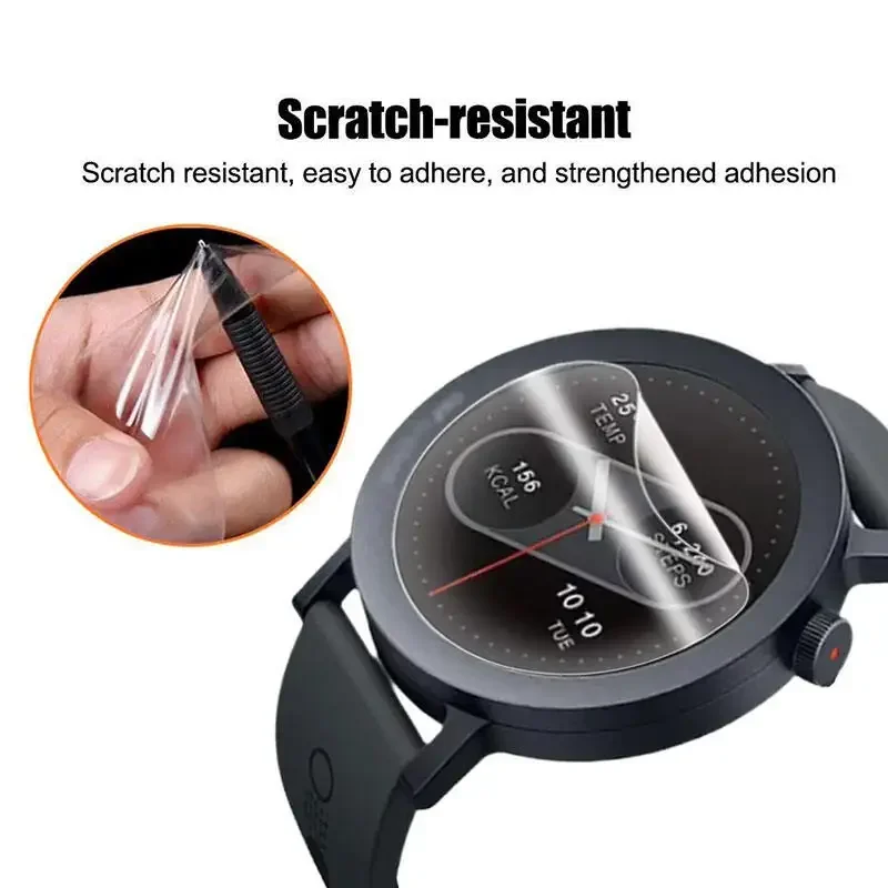 HD Hydrogel Screen Protector for Smartwatches - 1-3 Pack