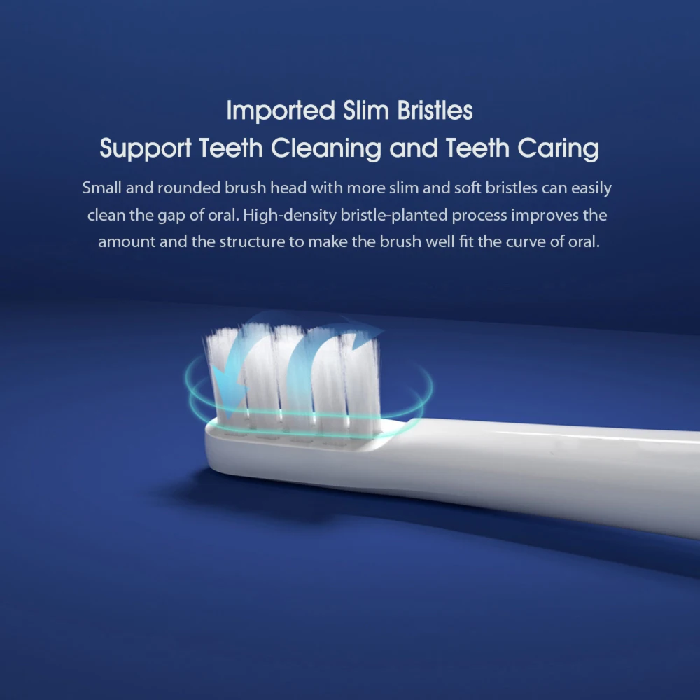 3Pieces Toothbrush Heads For Xiaomi Mijia T100 Mi Smart Electric Toothbrush Replacement toothbrush heads