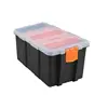 Small Parts Organizer, 6/11/21 Grids Parts Organizer With Removable Dividers For Hardware, Screws, Bolts,Beads, Jewelry 5