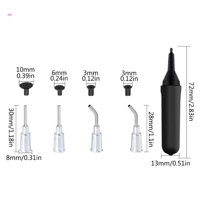 Vacuum Sucking Pen Pickup Tool Interchangeables Tip And Cups For IC SMD Precisions Component Placement
