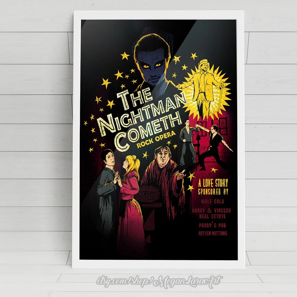 

Nightfall Poster Retro Movie Canvas Painting Wall Art Picture Nordic Prints Modern Living Room Home Decor Frameless Painting