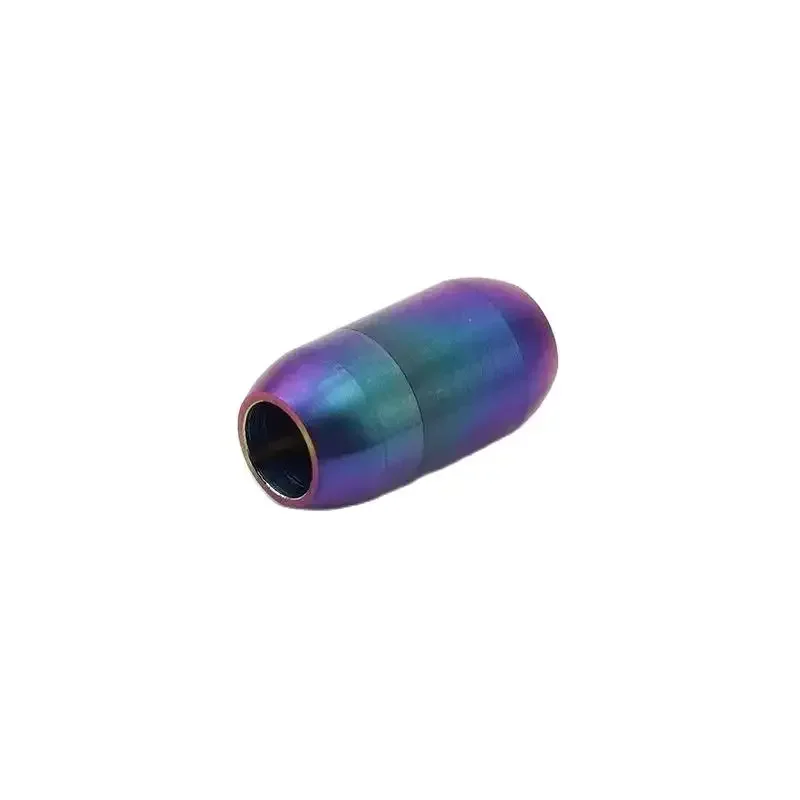 10pcs Stainless Steel Magnetic Clasps 3mm-10mm Blue Leather Cord Bracelet Magnet Buckle Necklace Clasp Diy Jewelry Making