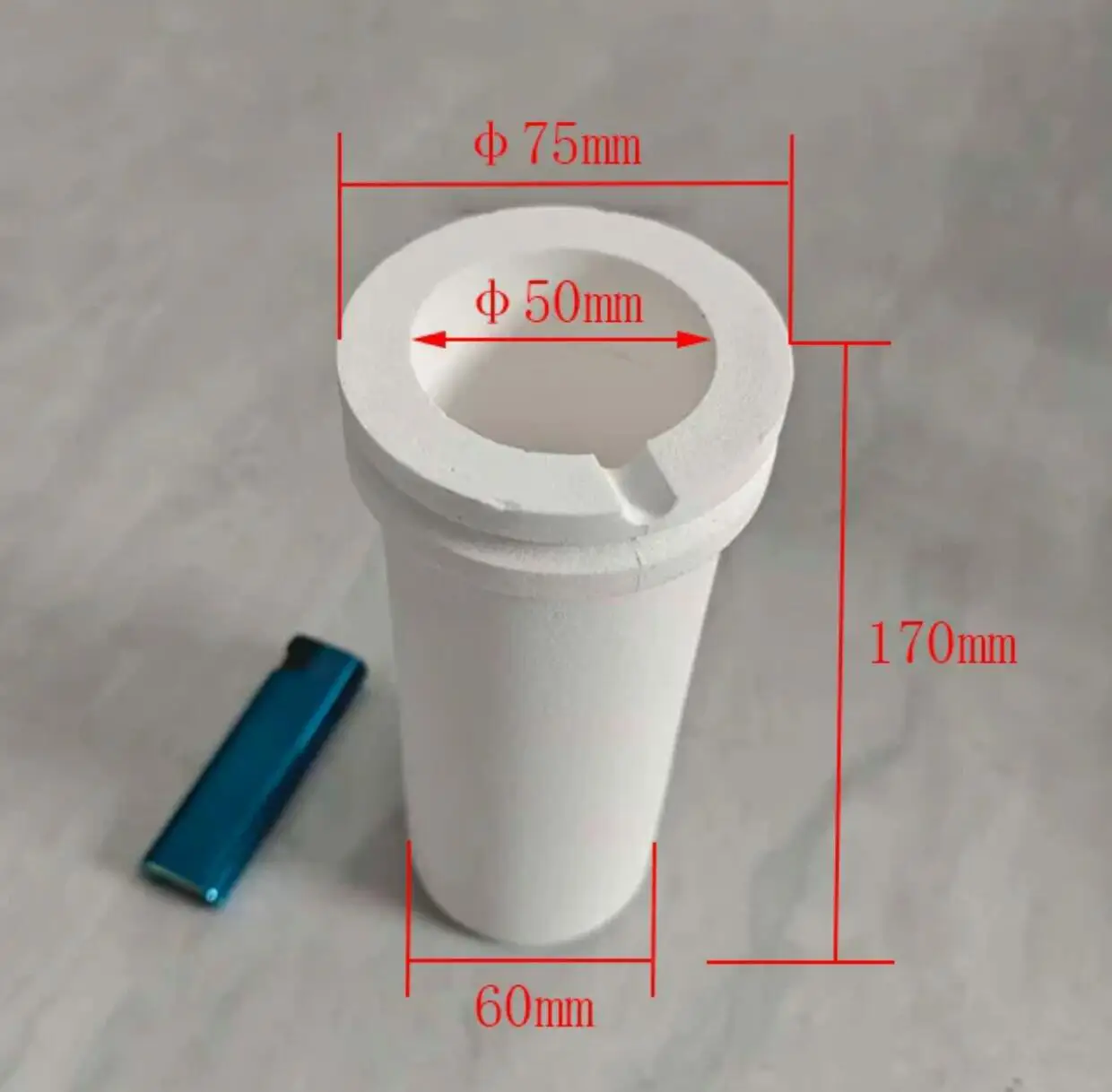 Premium Ceramic Crucible for Precious Metal Jewelry Casting and Refining