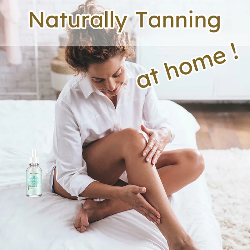 30ml Body Tanning Oil Sunlight-absorbing Bronzed Skin Essence Long-lasting Moisturizing Body Care Oil