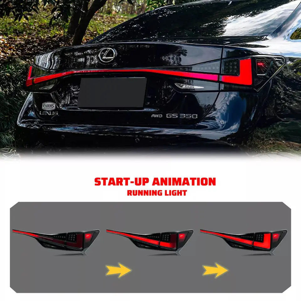 レクサスGS350 LEDテールライト スモーク左右セット レクサス