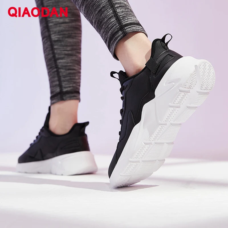 QIAODAN Running Shoes for Women 2023 New Fashion High Quality Comfortable Breathable Lightweight Casual Sneakers XM36200213B