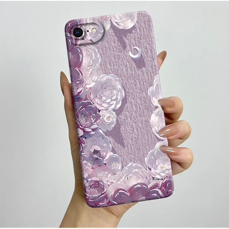 Aesthetic Soft Slim Silicone Phone Case with Full Bumper Protection