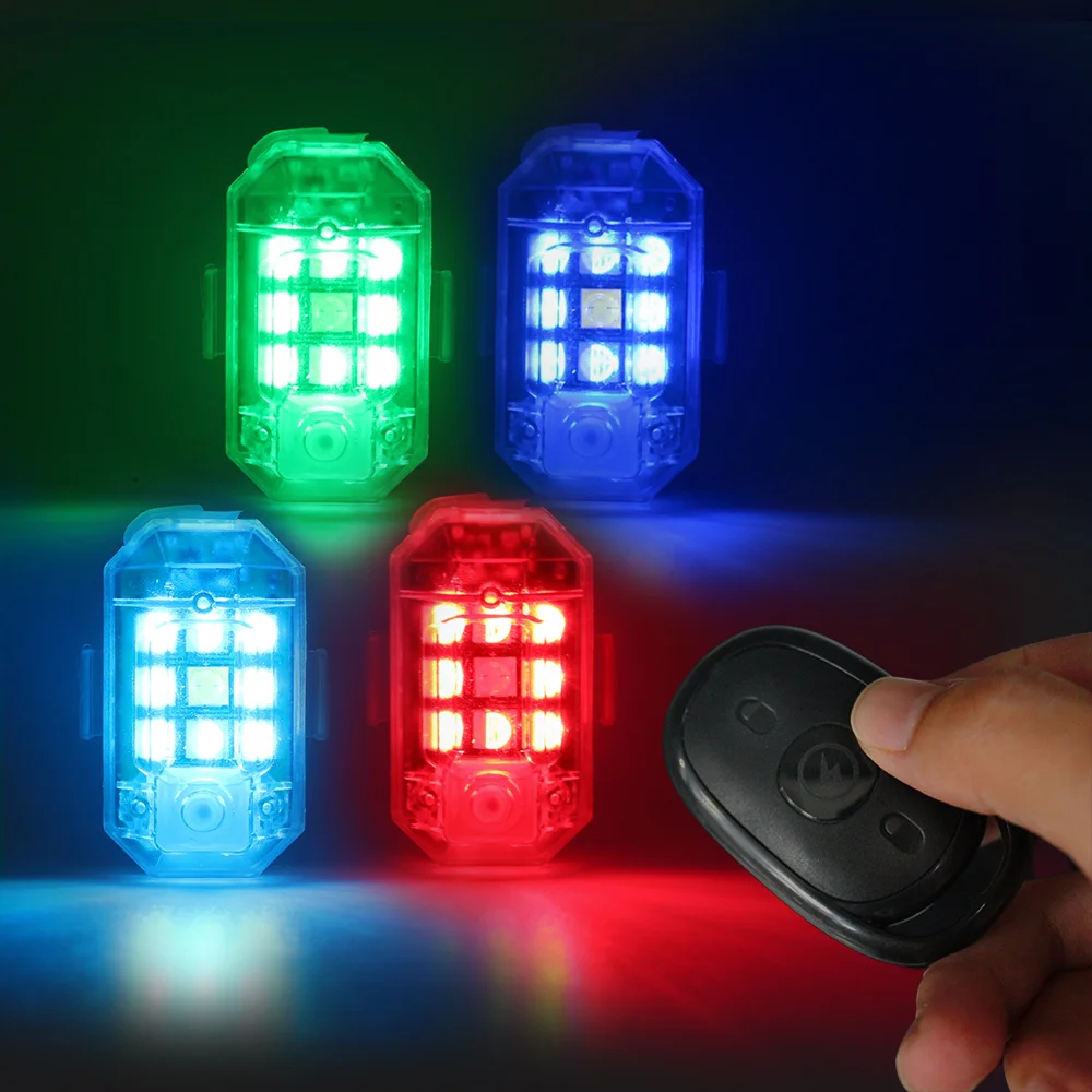 รูปสินค้า ไฟสัญญาณ LED ไร้สาย สำหรับยานพาหนะ พร้อมรีโมท