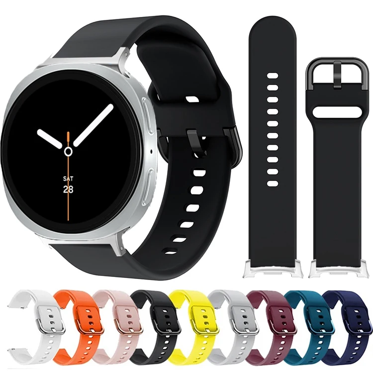 Breathable Silicone Sports Band Bracelet - Colorful Watchband Strap