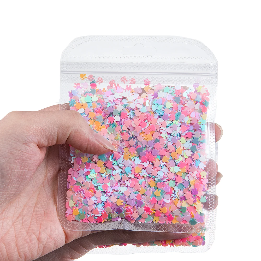 20G Glitzer Herz Stern Buchstabe Muschel Glitzer Pailletten für Epoxidharz Füllmaterial für DIY Schmuckherstellung Silikonform – Detail 5