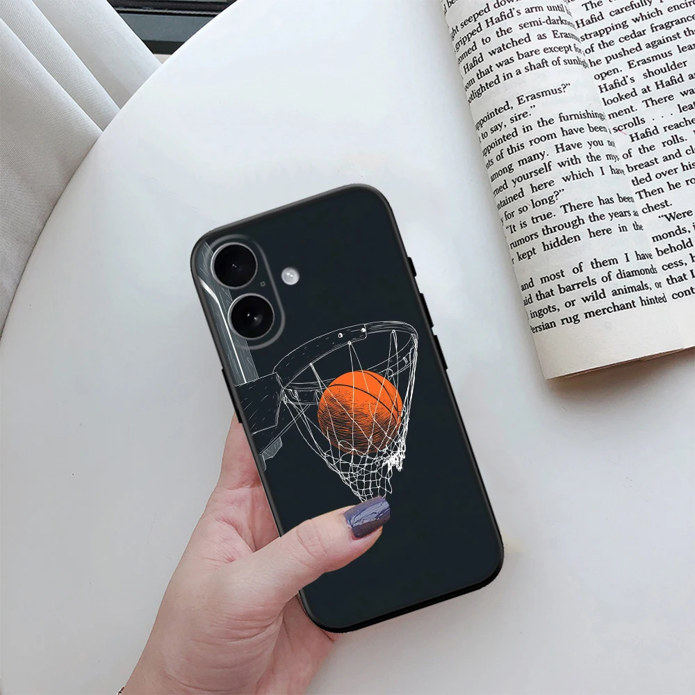 Dynamic Basketball Shoot Poster Phone Case