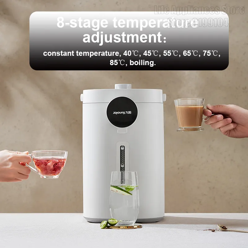 Joyoung Electric Kettle 5L Stainless Steel Tank 220V Water Dispenser 1600W Temperature Setting Water Boiler Kitchen Appliances 5
