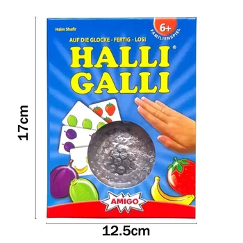 Halli Galli Tabletop Board Game Quick Response Family Leisure Party Activity Educational Multiplayer Interactive Card Toy XPY 1