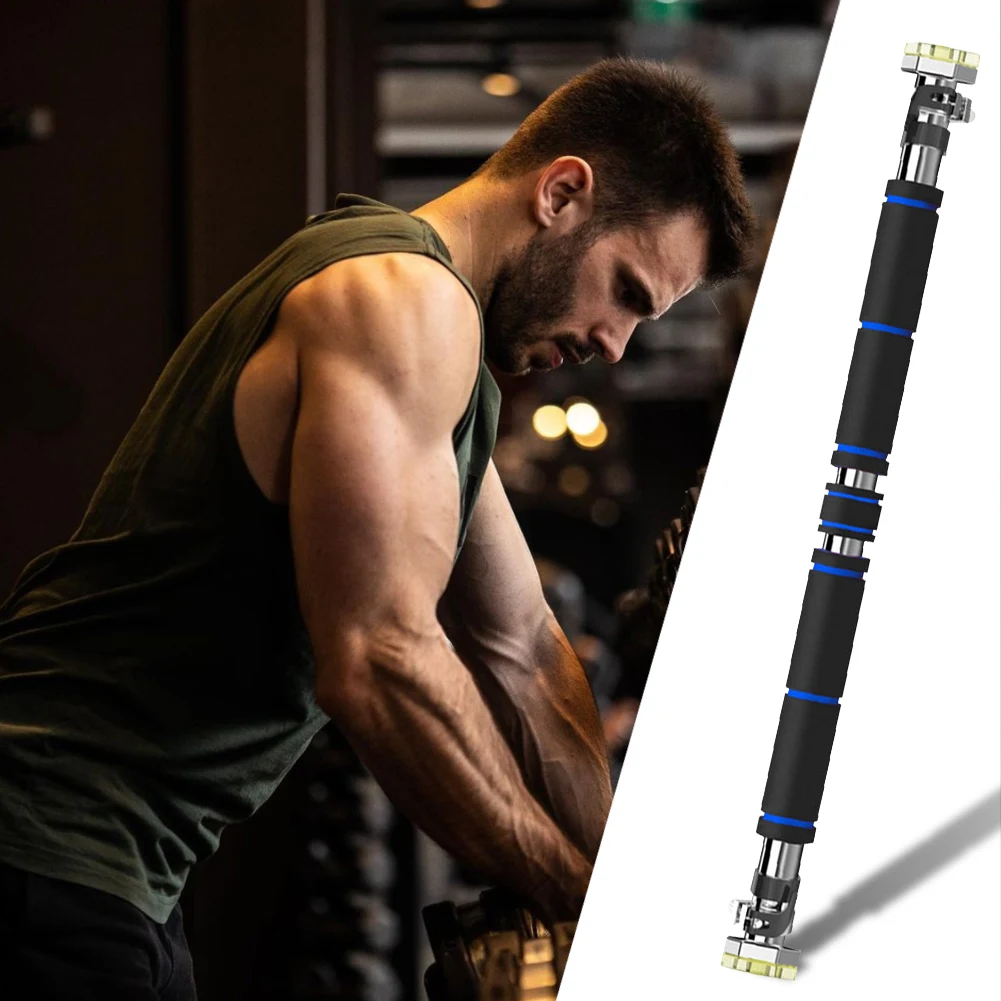 Doorway Pull Up Bar Heavy Duty Pull Up Bar Fits 25.3-33.1in Door Frames Horizontal Adjustable Length for Strength Training