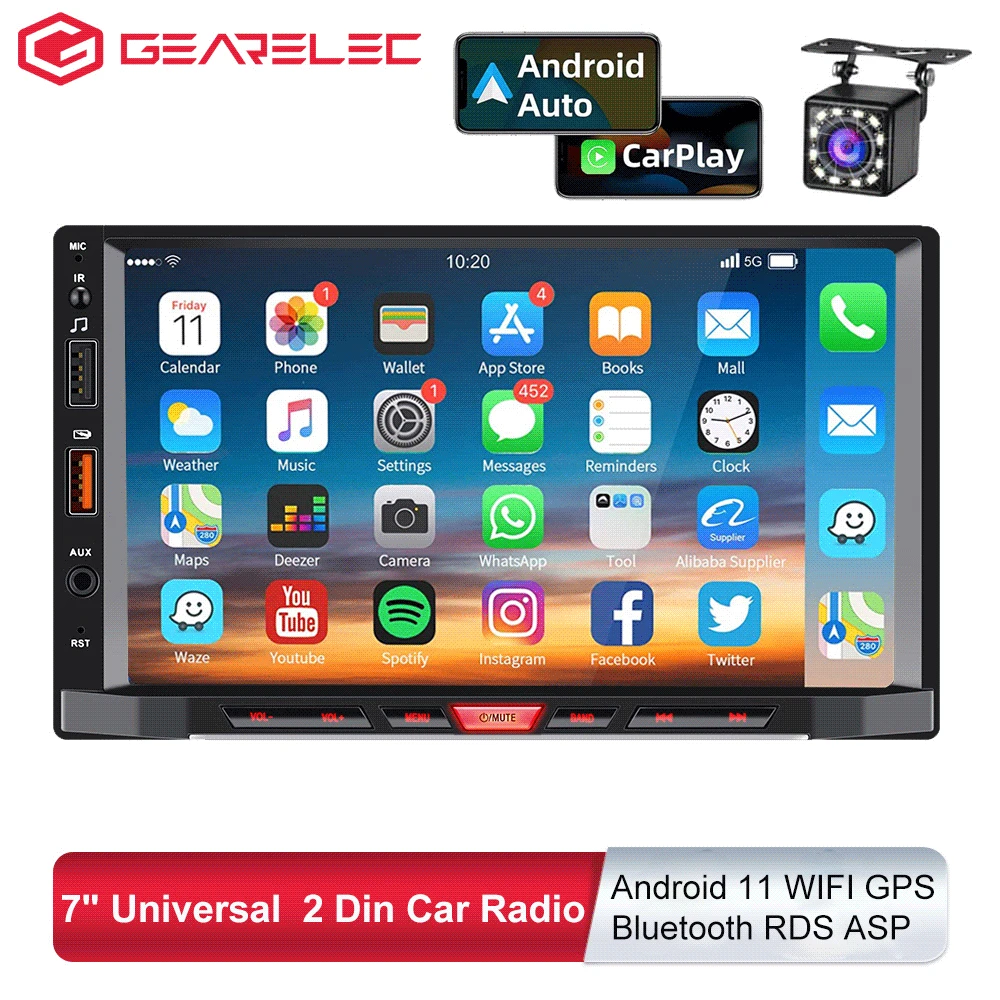 Universale7Carplay2dinautoradioAndroid11autoradioGPSper