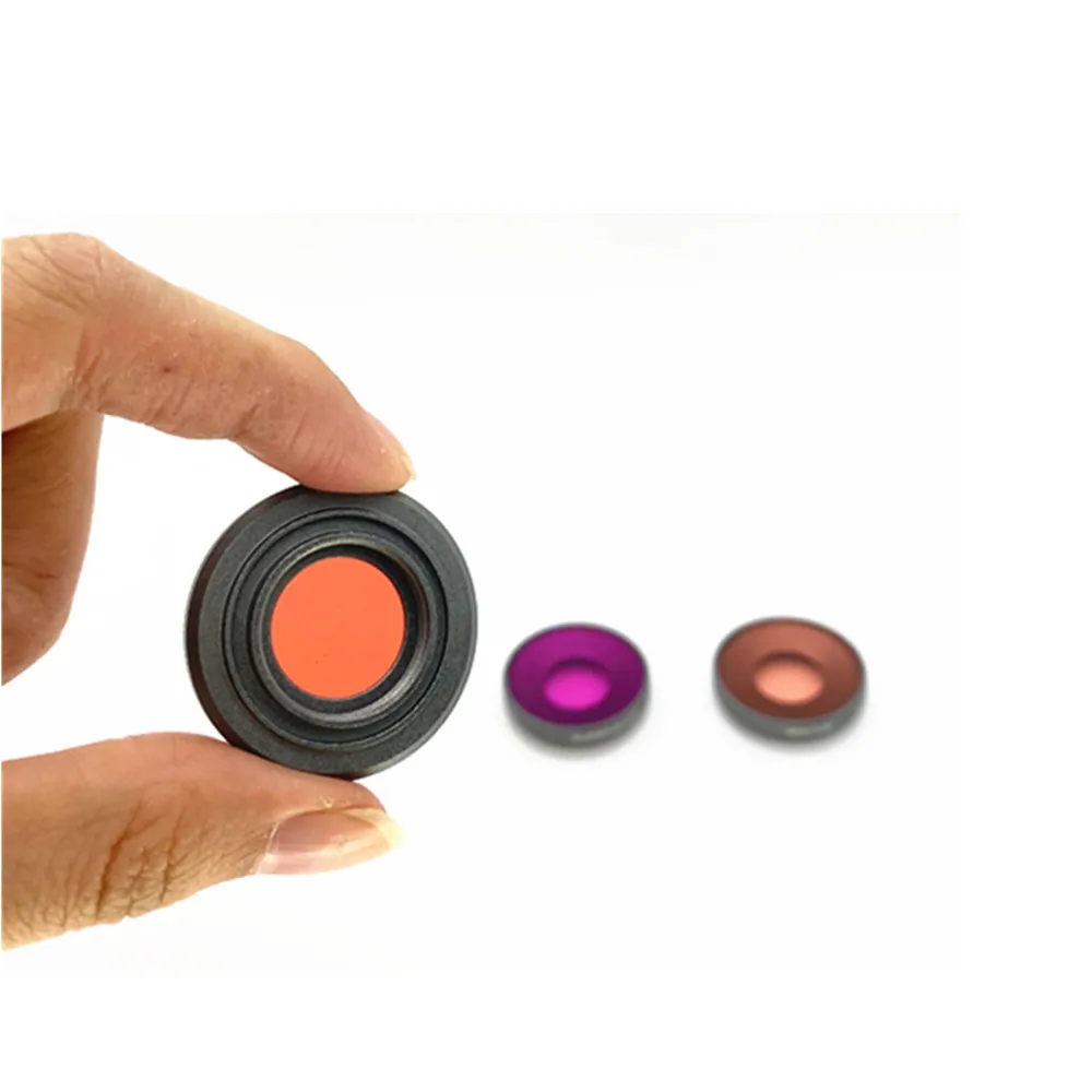 Snorkel Magenta Mergulho Filtro de Proteção Lente Substituição Capa para Dji Osmo Ação Drone Cardan Action3 Câmera Vermelho - Image 2