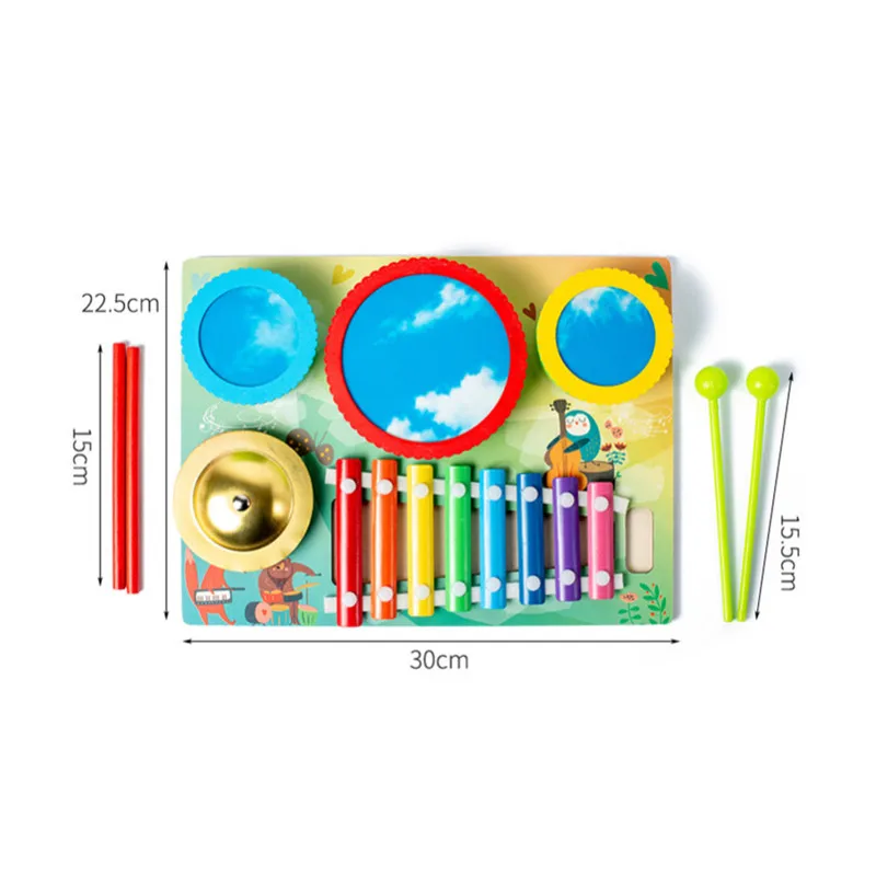 Wooden Xylophone Kids Musical Toys Montessori Percussion Instruments Drum Set Learning Educational early education toys educational toys music toys musical instrument
