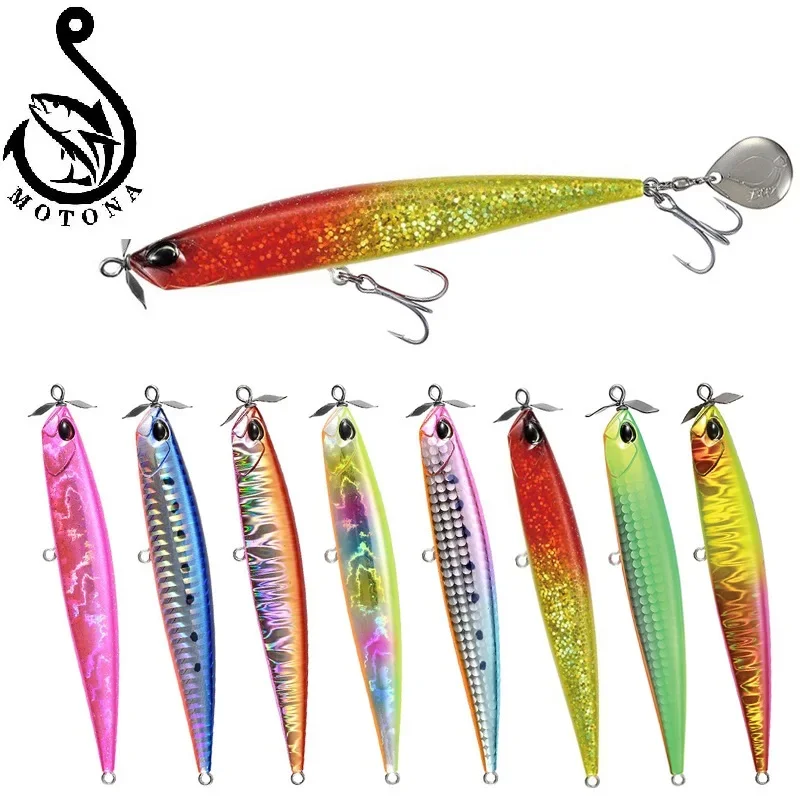 MOTONABeachWalkerAfricanSinkingFishingLureDoubleImpactofProp