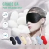 Silk Sleep Mask 100% Real Natural Pure Silk Eye Masks with Adjustable Strap for Sleeping Blocks Light Reduces Puffy Eyes Gifts 2